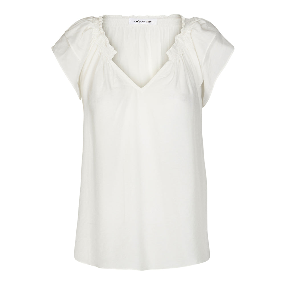 CO' COUTURE Sunrise Top Off White
