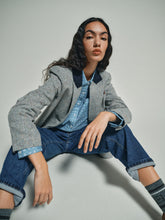 Indlæs billede til gallerivisning HEYANNO MMHBrave Tweed Blazer Grey Melange
