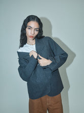 Indlæs billede til gallerivisning HEYANNO Amuse Wool Jacket Grey Melange
