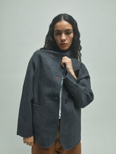 Indlæs billede til gallerivisning HEYANNO Amuse Wool Jacket Grey Melange
