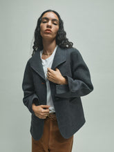 Indlæs billede til gallerivisning HEYANNO Amuse Wool Jacket Grey Melange
