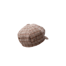 Indlæs billede til gallerivisning BLACK COLOUR Bcrosina Checked Cap Sand
