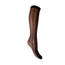 Indlæs billede til gallerivisning BLACK COLOUR Bcmalva Nylon Knee Highs Black
