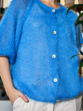 Indlæs billede til gallerivisning BLACK COLOUR Bcbjoerk Patent Knit Cardigan Sky Blue
