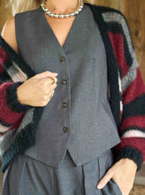 Indlæs billede til gallerivisning BLACK COLOUR Bcamina Tail Vest Grey
