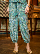Indlæs billede til gallerivisning BLACK COLOUR Bcluna Barrel Pant Sea Green
