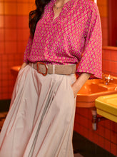 Indlæs billede til gallerivisning BLACK COLOUR Bcluna Flared Sleeve Blouse Savannah Pink
