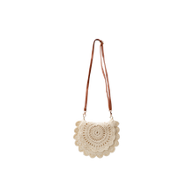 Indlæs billede til gallerivisning BLACK COLOUR Bccrochet Mini Bag Creme
