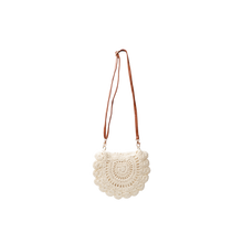 Indlæs billede til gallerivisning BLACK COLOUR Bccrochet Mini Bag Creme
