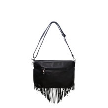 Indlæs billede til gallerivisning BLACK COLOUR Bccatalina Fringe Cross Bag Sort
