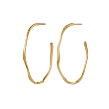 Indlæs billede til gallerivisning MAANESTEN Echo Grande Earrings (guld/sølv)

