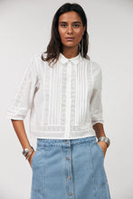 Indlæs billede til gallerivisning LOLLYS LAUNDRY Amora Shirt 3/4 Creme
