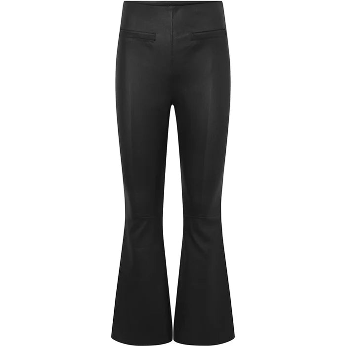 DEPECHE Ava Pants Full Length Flare Black