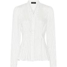 Indlæs billede til gallerivisning BRUUNS BAZAAR Amaranth Zea Shirt White Stripe
