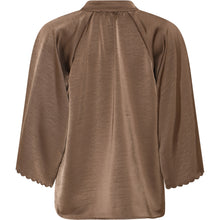 Indlæs billede til gallerivisning BRUUNS BAZAAR Beckia Winny Blouse Morel
