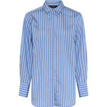 Indlæs billede til gallerivisning BRUUNS BAZAAR Arenga Yina Shirt Blue Stripe
