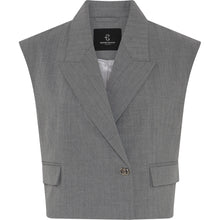 Indlæs billede til gallerivisning BRUUNS BAZAAR Latania Linis Waistcoat Grey
