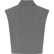 Indlæs billede til gallerivisning BRUUNS BAZAAR Latania Linis Waistcoat Grey
