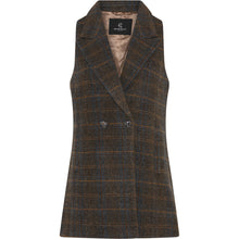 Indlæs billede til gallerivisning BRUUNS BAZAAR Aronia Liann Waistcoat Brown Check
