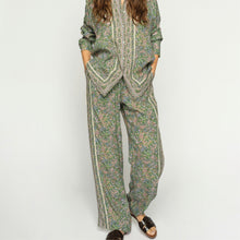Indlæs billede til gallerivisning MOS MOSH Bala Flowish Orchid Pant Turf Green
