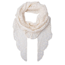 Indlæs billede til gallerivisning BLACK COLOUR Bcfarianna Triangle Lascarf Off White
