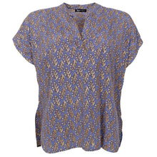 Indlæs billede til gallerivisning BLACK COLOUR Bcluna Andrea S/S Blouse Blue Mist
