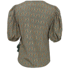 Indlæs billede til gallerivisning BLACK COLOUR Bcluna Puff Wrap Blouse Olive Mist
