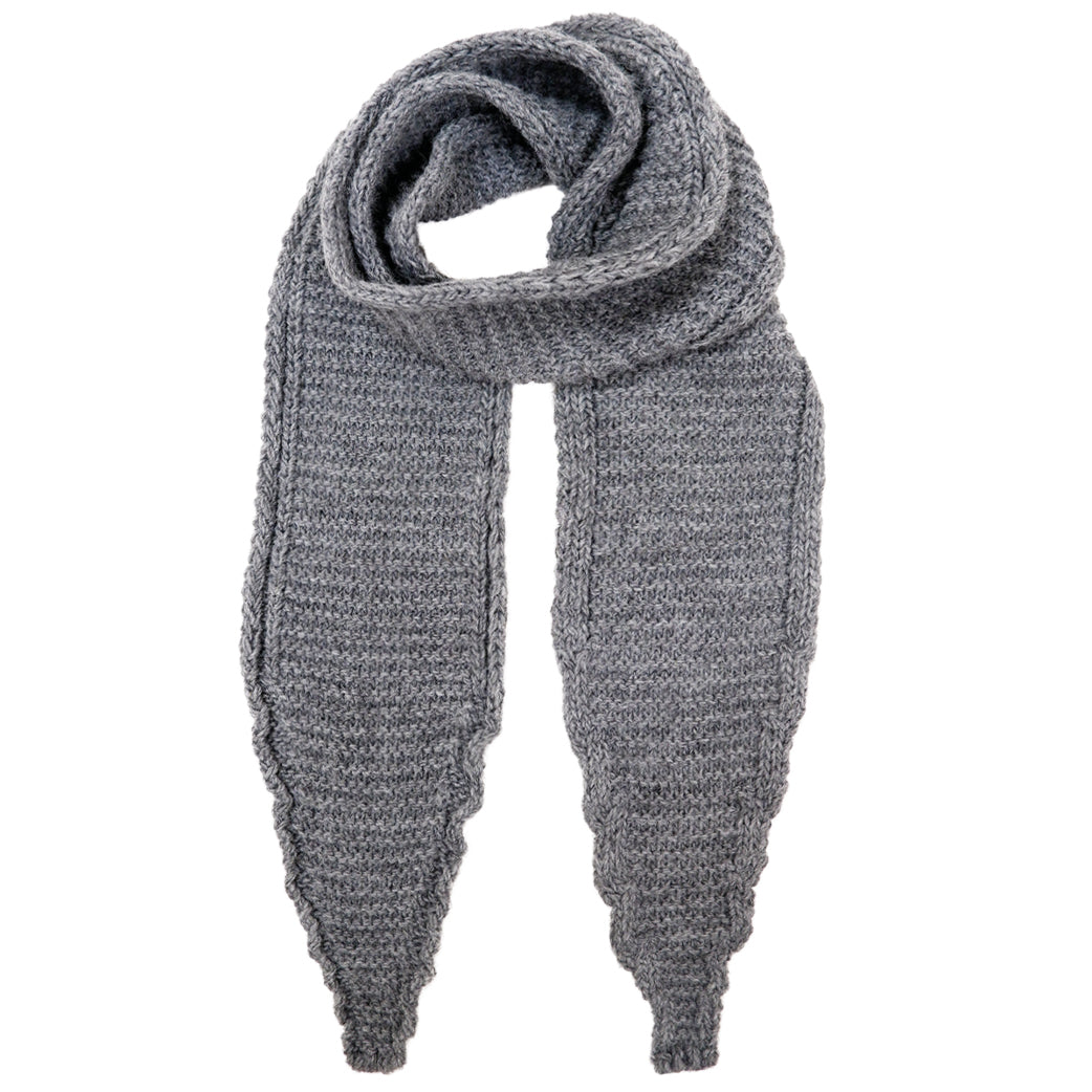 BLACK COLOUR Bcsally Snitted Mini Scarf Grey