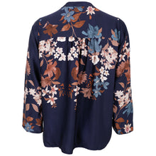 Indlæs billede til gallerivisning BLACK COLOUR Bczendaya LS Blouse Navy Flower
