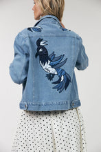 Indlæs billede til gallerivisning LOLLYS LAUNDRY Bird Denim Jacket Washed Denim
