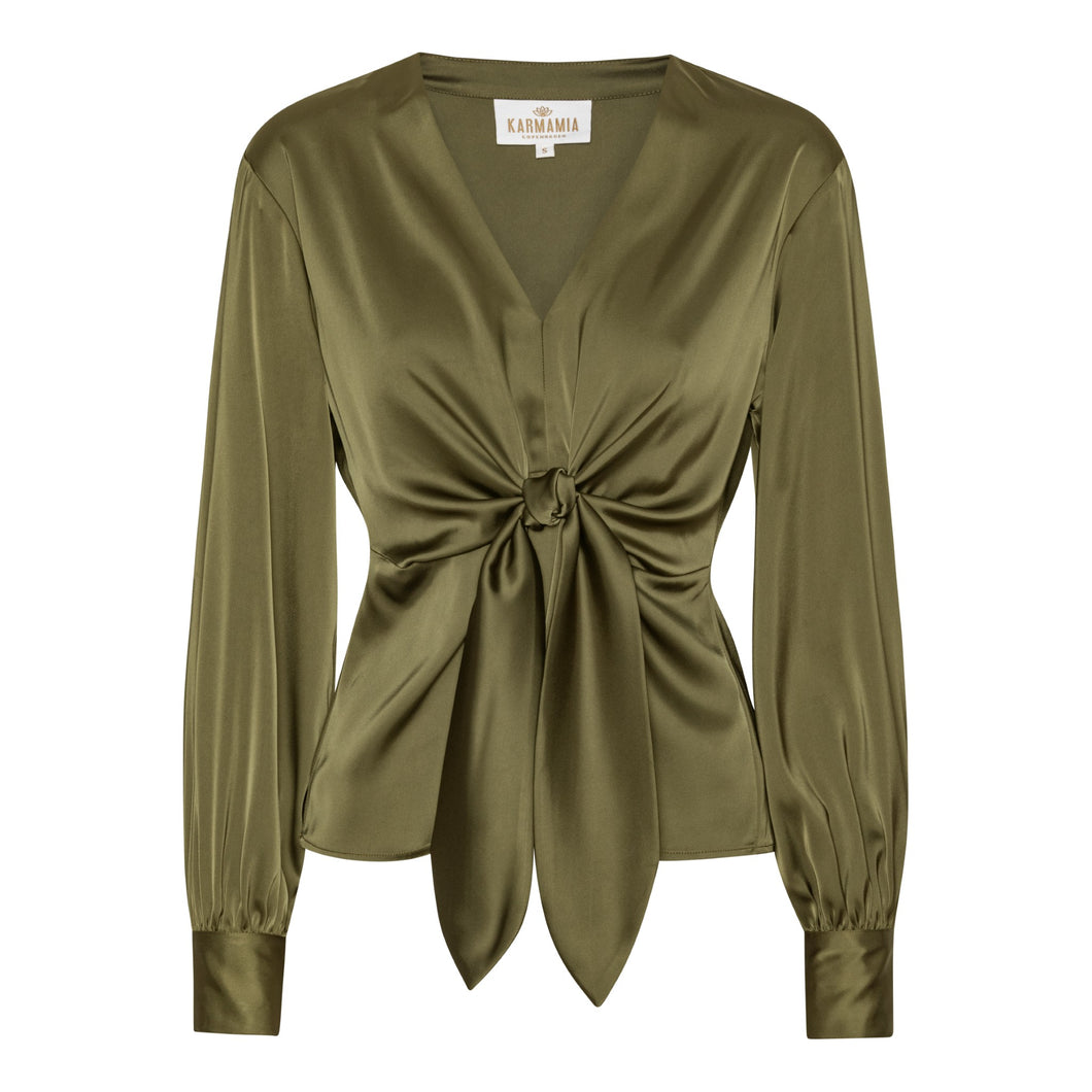 KARMAMIA Blair Blouse Semi Rich Olive