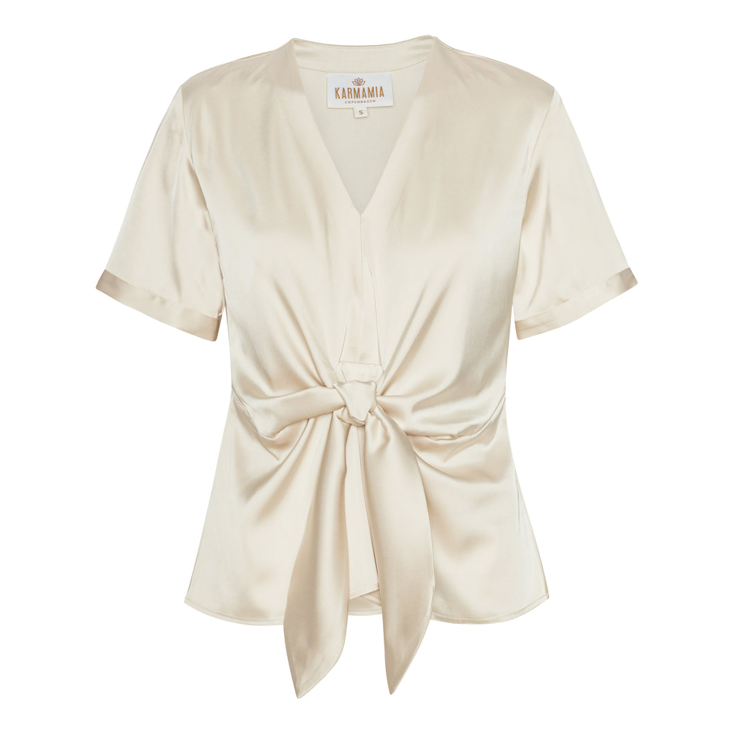 KARMAMIA Blair Blouse Semi Rich Porcelain