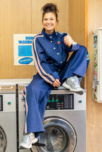 Indlæs billede til gallerivisning LOLLYS LAUNDRY Brooklyn Short Jacket Dark Blue
