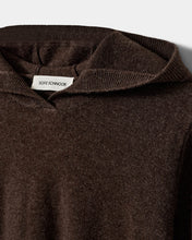 Indlæs billede til gallerivisning SOFIE SCHNOOR Cassie Knit Hoodie Dark Coffee
