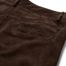 Indlæs billede til gallerivisning DEPECHE Cat Suede Straight Leg Dusty Brown
