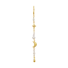 Indlæs billede til gallerivisning MAANESTEN Cio Cio Single Earring (guld/sølv)
