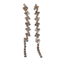 Indlæs billede til gallerivisning PICO COPENHAGEN Claire Crystal Long Studs (guld/sølv)
