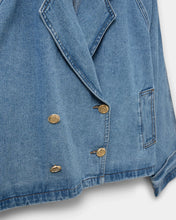 Indlæs billede til gallerivisning SOFIE SCHNOOR S251250 Eudorasw Jacket Denim Blue
