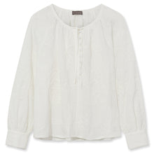 Indlæs billede til gallerivisning HEYANNO Embroidery Blouse White
