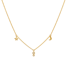 Indlæs billede til gallerivisning MAANESTEN Emily Necklace (guld/sølv)
