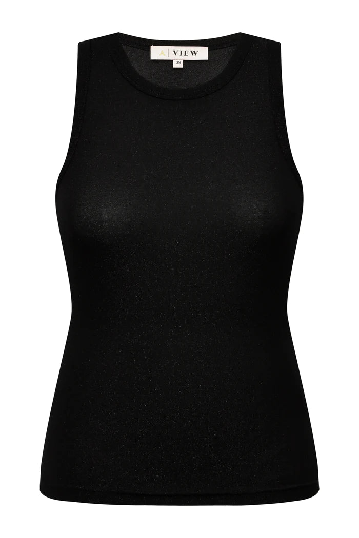 A VIEW Eva Tank Top Black