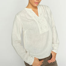 Indlæs billede til gallerivisning MOS MOSH Evanda Ls Blouse Ecru
