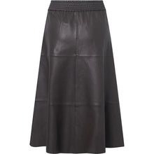 Indlæs billede til gallerivisning DEPECHE Evelyn Leather Skirt Chocolate
