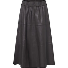 Indlæs billede til gallerivisning DEPECHE Evelyn Leather Skirt Chocolate
