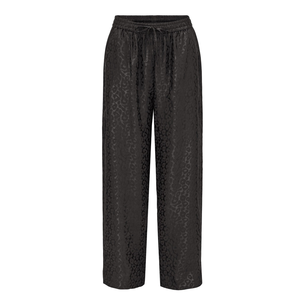 KARMAMIA Garcia Pants Black Leo Silk