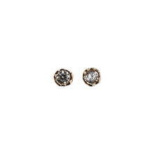 Indlæs billede til gallerivisning PICO COPENHAGEN Earth Crystal Studs Clear
