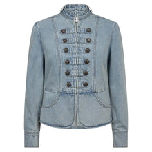 Indlæs billede til gallerivisning HAUTE L'AMITIE Bleaced Denim Uniform Jacket
