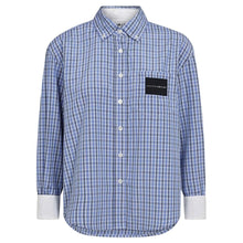 Indlæs billede til gallerivisning HAUTE L'AMITIE Contrast Colour Check Shirt Blue
