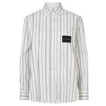 Indlæs billede til gallerivisning HAUTE L'AMITIE Crystal Heart Stripe Shirt White
