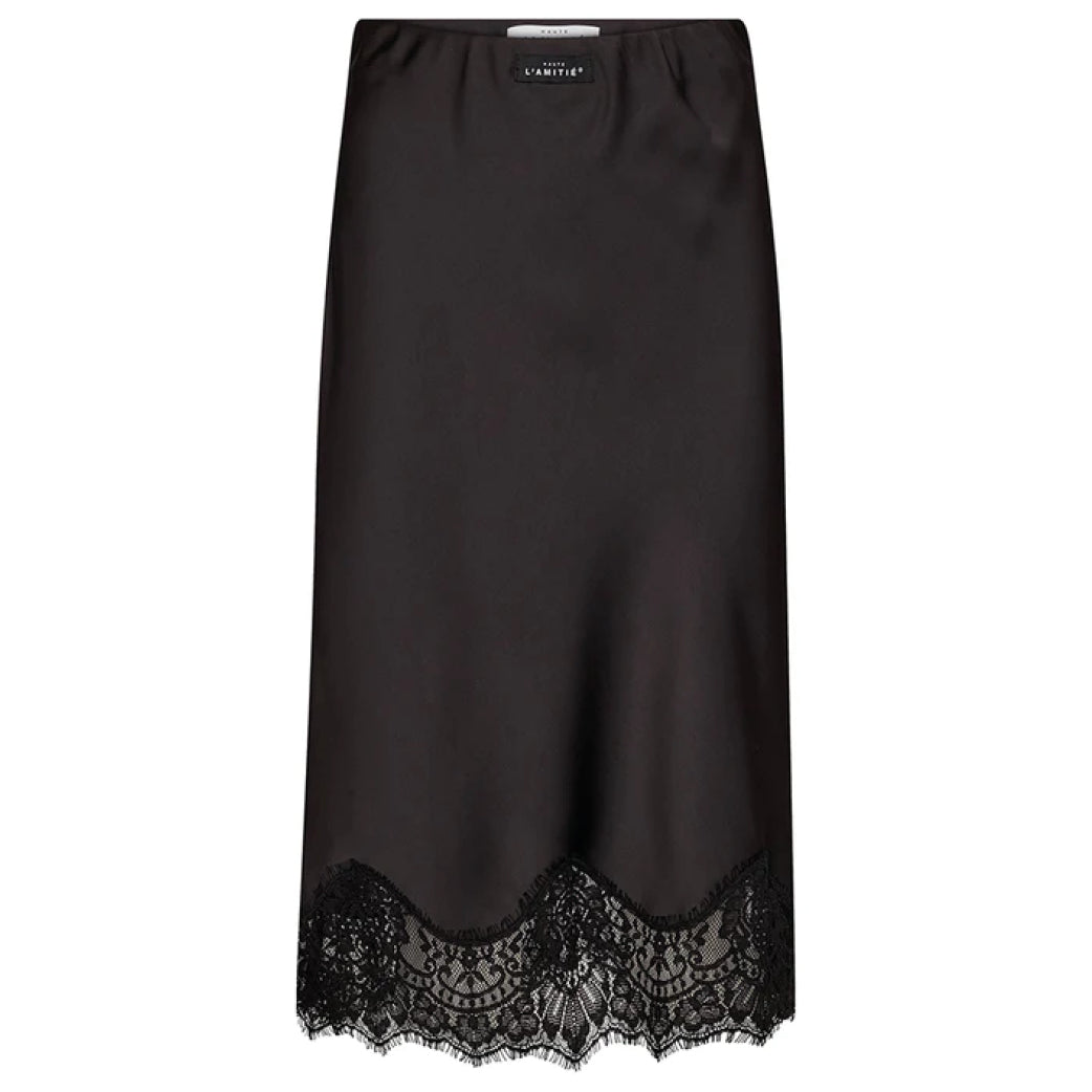 HAUTE L'AMITIE Naomi Lingerie Skirt Sort